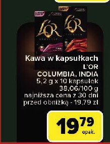 Kawa w kapsułkach india L'or espresso promocja