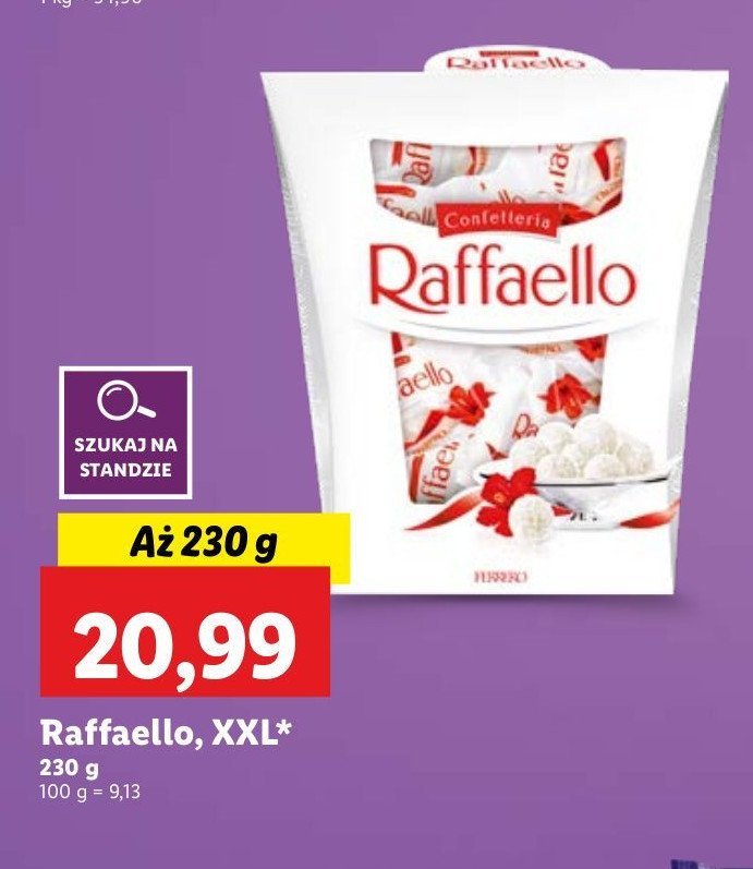 Bombonierka Raffaello promocja w Lidl