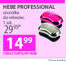 Szczotka do włosów różowa Hebe professional promocja