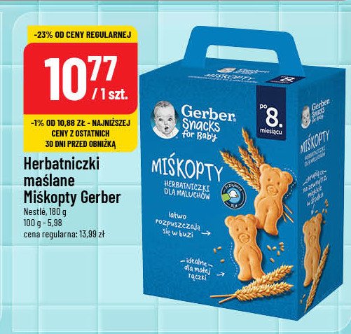 Herbatniczki miśkopty Gerber junior promocja w POLOmarket