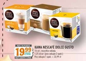 Kawa caffe lungo mild Nescafe dolce gusto promocje