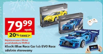 Klocki Blue Race Car Cada zdalnie sterowany promocja w Auchan