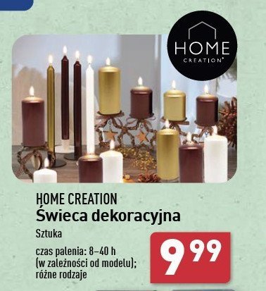 Świeca dekoracyjna Home creation promocja