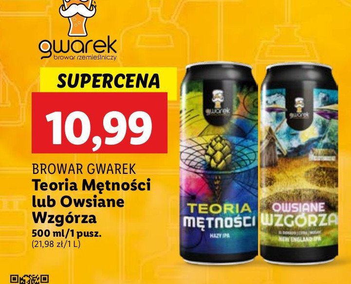 Piwo teoria namiętności Gwarek promocja w Lidl