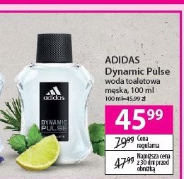 Woda toaletowa Adidas men dynamic pulse Adidas cosmetics promocja