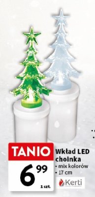Wkład LED choinka Kerti promocja w Intermarche