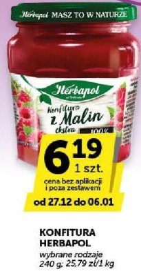 Konfitura Herbapol wybrane rodzaje promocja w Euro Sklep