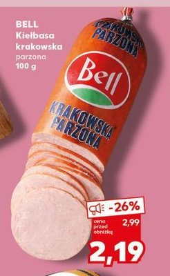 Kie艂basa krakowska parzona Bell polska promocja