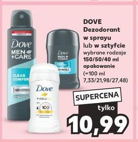 Dezodorant clean comfort Dove men+care promocja