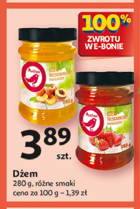 Dżem truskawkowy Auchan promocja