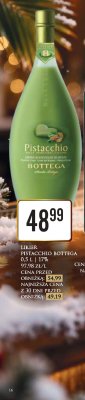 Likier Pistacchio Bottega 0,5 l 17% promocja w Dino
