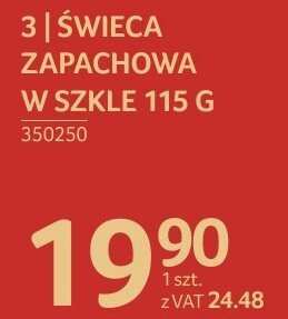 Świeca zapachowa promocja w Selgros