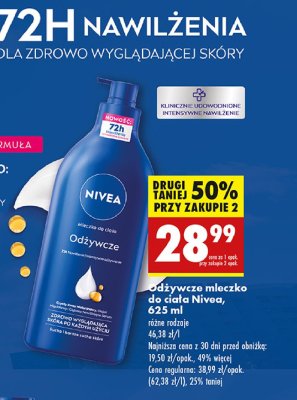 Mleczko odżywcze skóra bardzo sucha z pompką Nivea promocja
