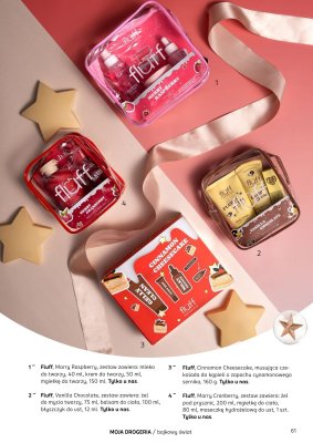 Czekolada do kąpieli Fluff Cinnamon Cheesecake o zapachu cynamonowego sernika promocja w Rossmann