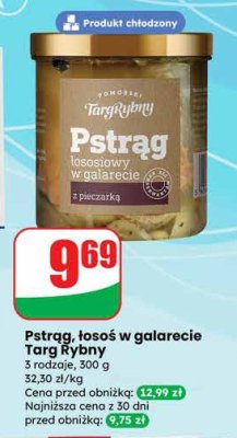 Pstrąg łososiowy w galarecie 3 rodzaje Targ Rybny promocja w Dino
