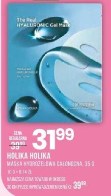 Maska hydrożelowa Holika Holika promocja w Drogerie Natura