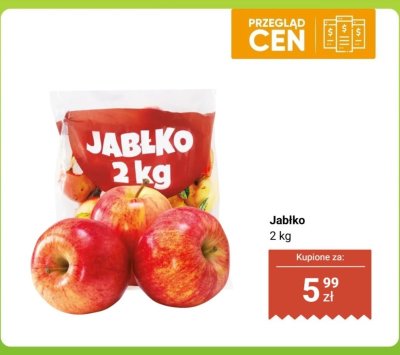 Jabłko 2 kg promocja w Dino