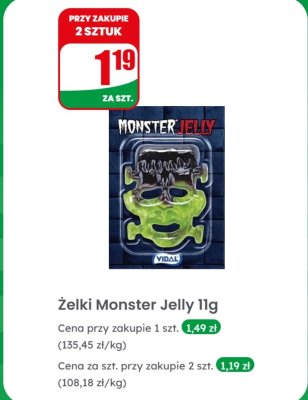 Żelki Monster Jelly  promocja w Dino