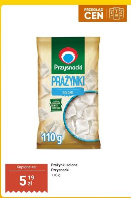 Prażynki solone  promocja w Biedronka