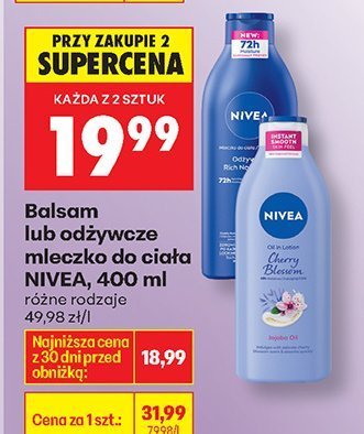 Balsam do ciała, 400 ml, różne rodzaje promocja w Biedronka