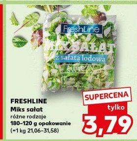 Mix sałat z lodową Freshline promocja