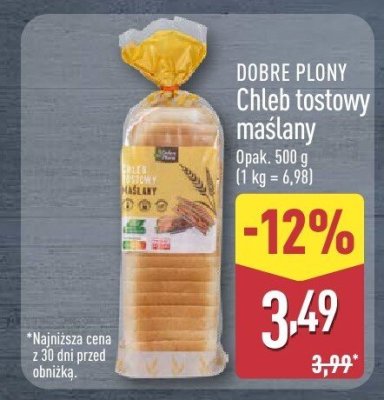 Chleb tostowy maślany   promocja w Aldi