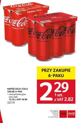 Napój Coca-cola promocja w Selgros