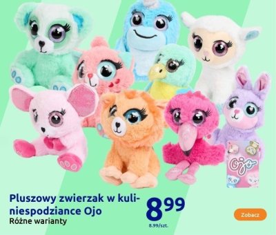 Maskotka pluszowy zwierzak w kuli niespodziance różne warianty promocja w Action