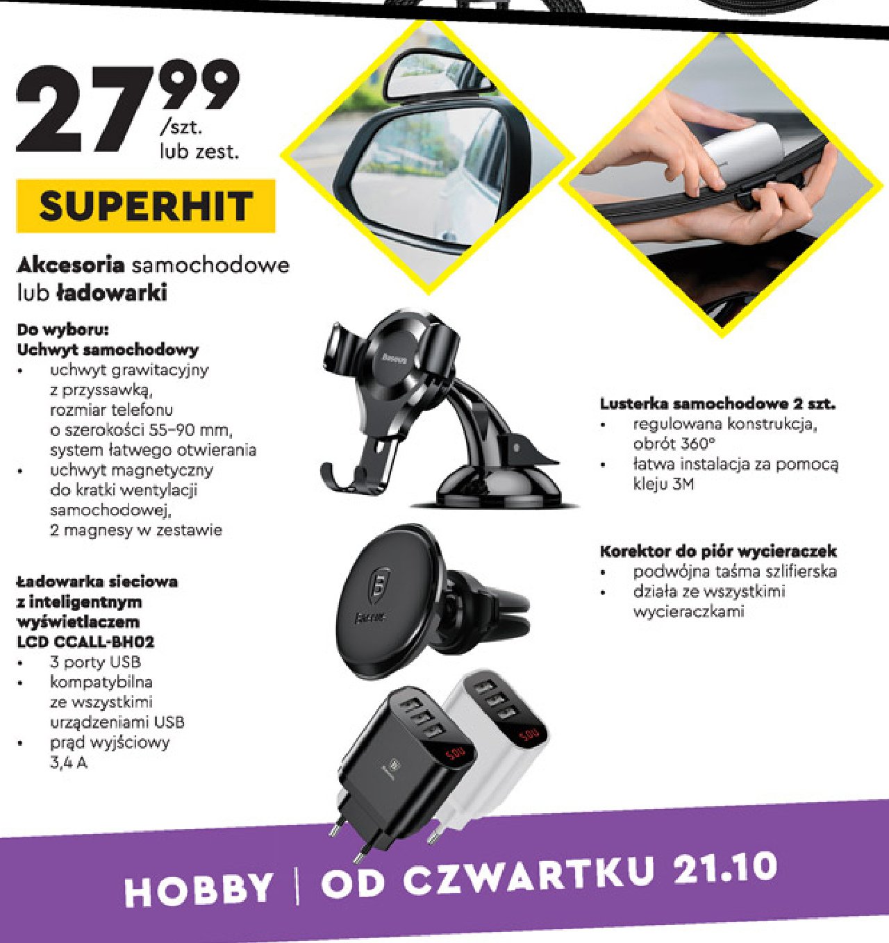 艁adowarka ccall-bh02 Baseus promocja