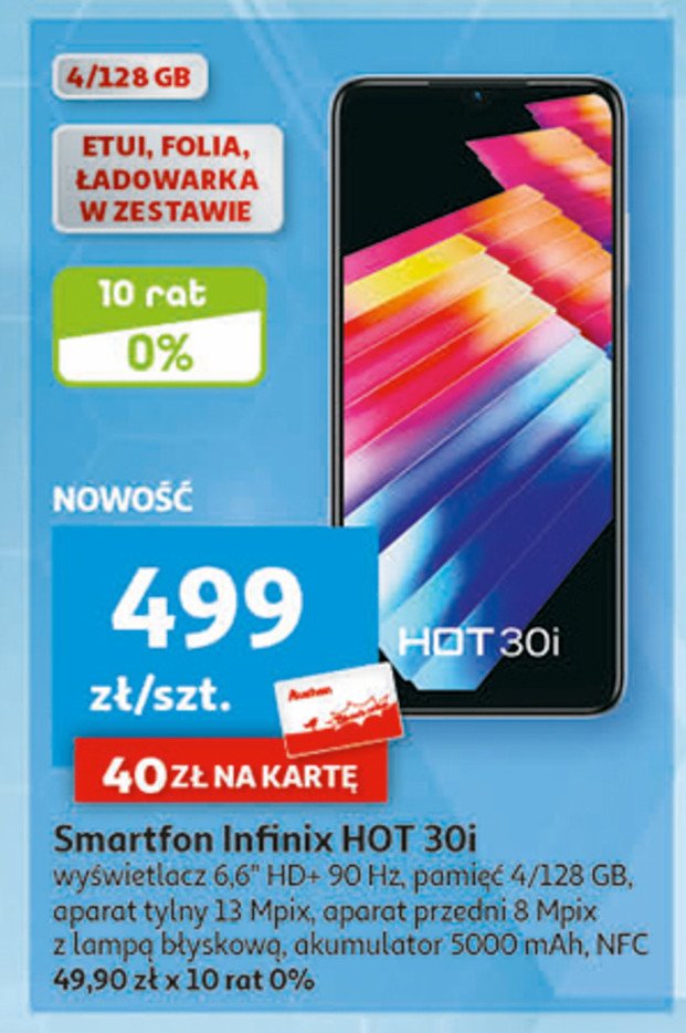 Smartfon hot 12i Infinix promocja
