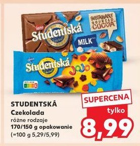 Czekolada mleczna z bakaliami i żelkami Orion studentska Nestle orion promocja