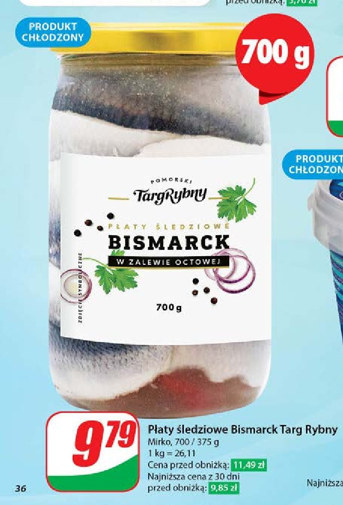 Bismarck w zlaewie octowej Pomorski targ rybny promocja