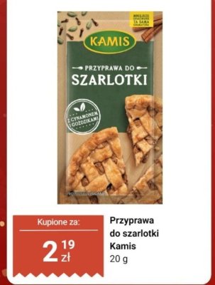 Przyprawa do szarlotki  promocja w Dino
