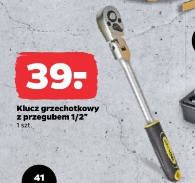 Klucz grzechotkowy z przegubem 1/2" promocja w Netto