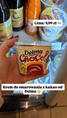 Krem do smarowania z kakao Delma Choco promocja w Intermarche