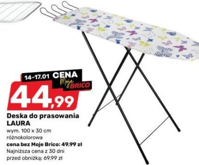 Deska do prasowania 100 x 30 cm Bricomarche promocja w Bricomarche