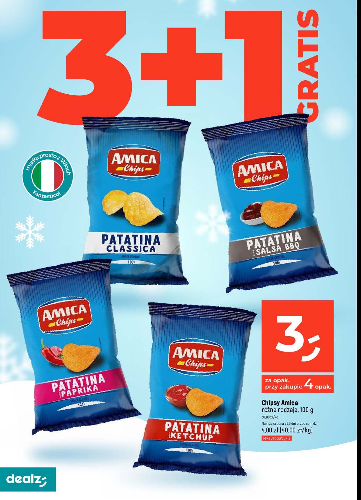 Chipsy classica AMICA CHIPS promocja
