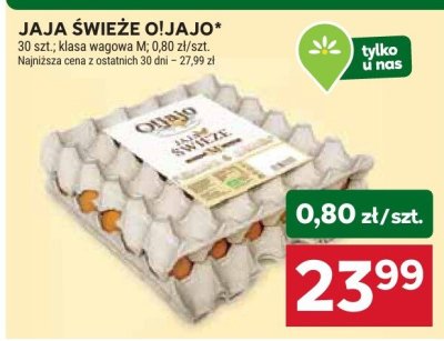 Jaja świeże M Olio promocja w Stokrotka
