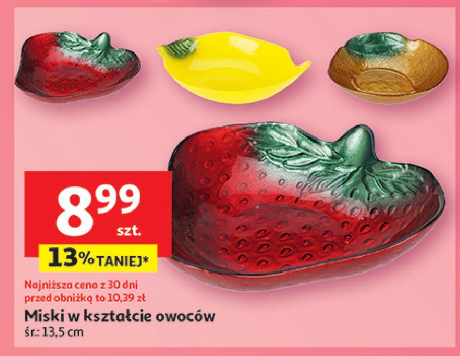 Miska w kszta艂cie owoc贸w 13.5 cm promocja