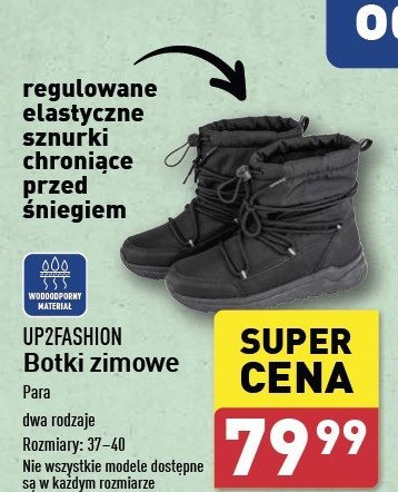 Botki zimowe damskie 38-40 Up2fashion promocja