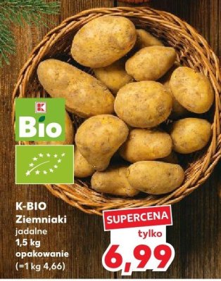 Ziemniaki K-BIO jadalne 1,5 kg promocja w Kaufland