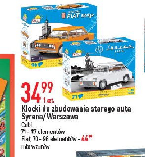 Klocki auto warszawa Cobi promocja