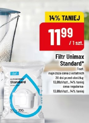 Filtr Unimax Standard promocja w POLOmarket
