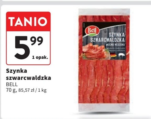 Szynka szwarcwaldzka Bell polska promocja