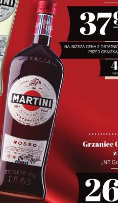 Wermut Martini Rosso lub Fiero 1 l promocja w POLOmarket