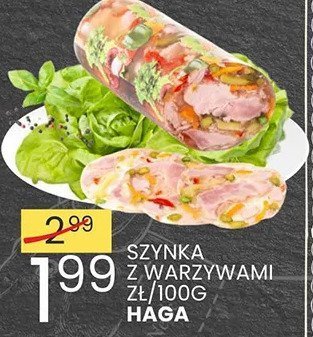 Szynka z warzywami Haga promocja w Wafelek