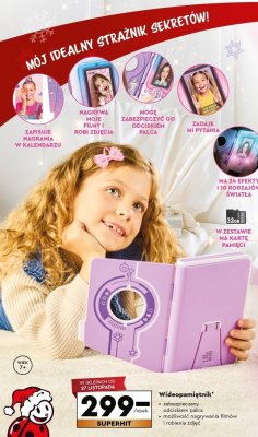 Zabawka Wideopamiętnik promocja w Biedronka