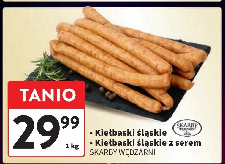 Kiełbaski śląskie z serem Skarby wędzarni promocja