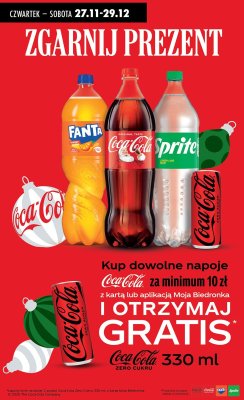 Napoje Coca-Cola promocja w Biedronka