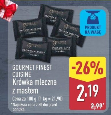 Krówka mleczna z nadzieniem promocja w Aldi